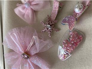 Pembe Fancy Toka Seti