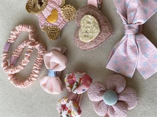 Pembe Kalpli Ayıcık Toka Seti