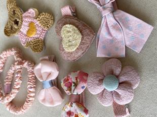 Pembe Kalpli Ayıcık Toka Seti