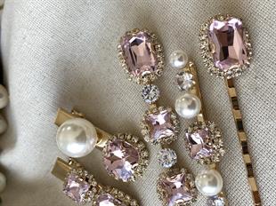Pembe Kristal Set Toka