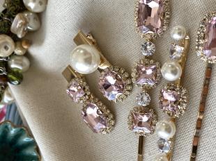 Pembe Kristal Set Toka