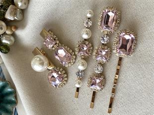Pembe Kristal Set Toka