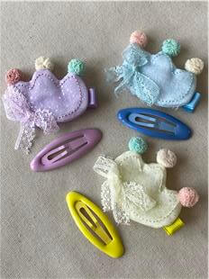 Ponponlu Taç Toka Seti 