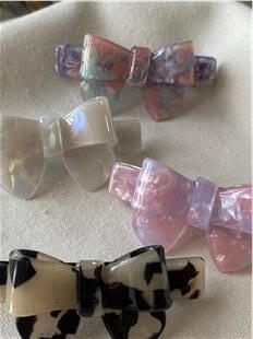 Renkli Çıtlı Mini Fiyonk Toka