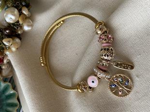 Renkli Hayat Ağacı Charmlı Bileklik