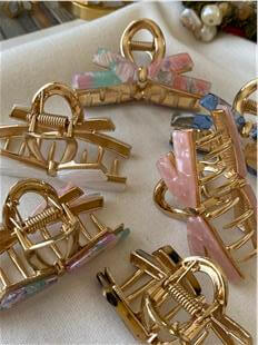 Renkli Mini Fiyonk Mandal Toka