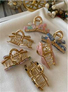 Renkli Mini Fiyonk Mandal Toka