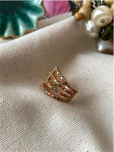 Renkli Taşlar Kıkırdak Küpe