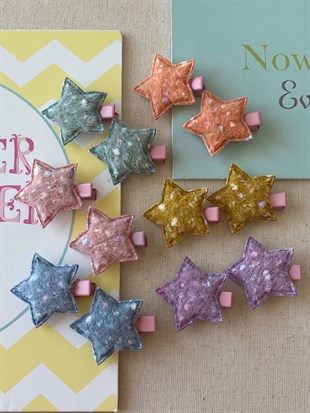 Renkli Yıldız Toka