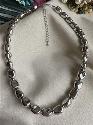 Silver Amorphous Kolye