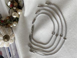 Silver İnce Suyolu Harf Bileklik