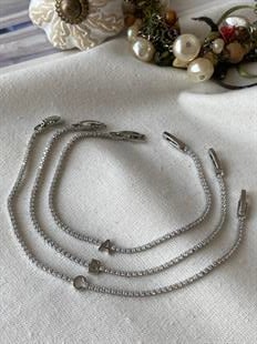 Silver İnce Suyolu Harf Bileklik