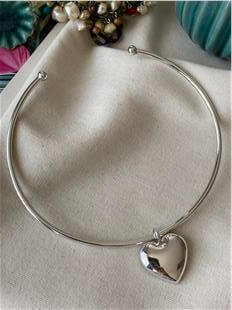 Silver Kalp Choker Kolye
