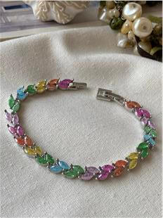 Silver Renkli Çelenk Bileklik