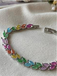 Silver Renkli Çelenk Bileklik