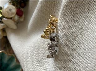 Sıralı Kelebek Kıkırdak Küpe