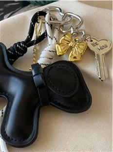 Siyah Köpek Çanta Charmı