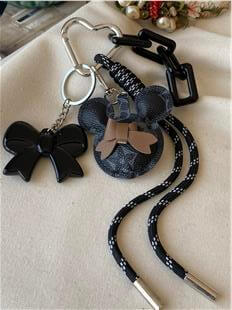 Siyah Mickey Model Çanta Charmı