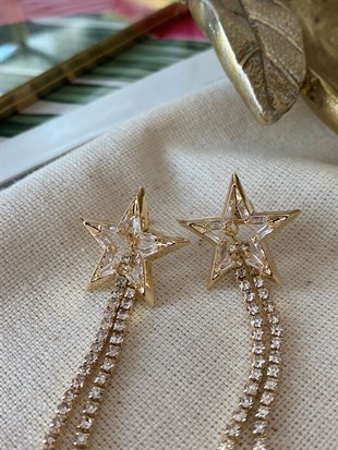 Tasarım Yıldız Abiye Küpe