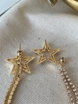 Tasarım Yıldız Abiye Küpe