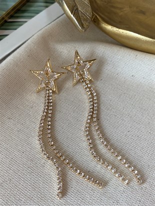 Tasarım Yıldız Abiye Küpe