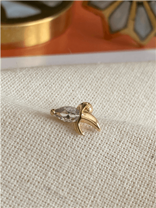 Taşlı Muz Piercing
