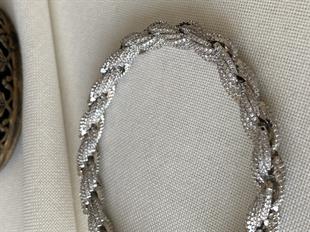 Taşlı Dönme Sarmal Bileklik