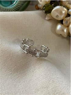 Taşlı Silver Tffny Yüzük