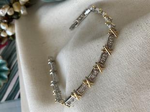 Taşlı Xoxo bileklik