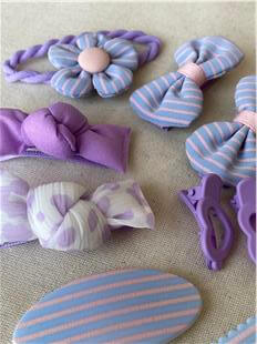 Mor Çizgili Toka Seti