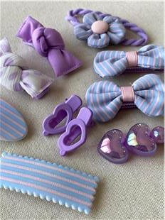 Mor Çizgili Toka Seti