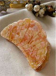 Turuncu Renkli Büyük Kabuk Toka