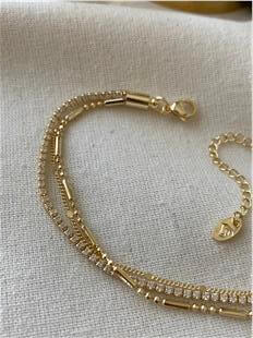 Üçlü 14K Mix Suyolu Bileklik