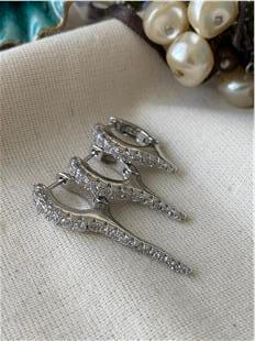 Üçlü Suyolu Tasarım Küpe