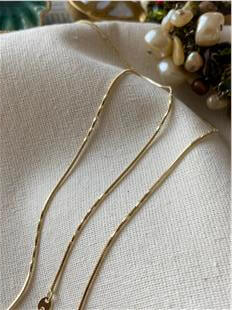 VIP 14K 55 cm Döner Detaylı Silindir Zincir Kolye