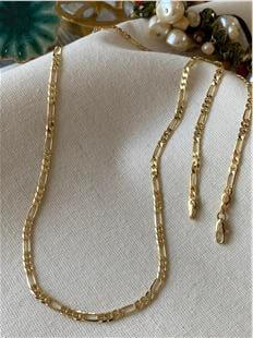 VIP 14K 55 cm İnce Figaro Zincir Kolye