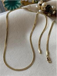 VIP 14K İtalyan Ezme Kolye