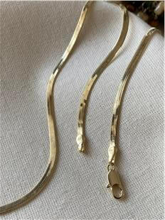 VIP 14K İtalyan Ezme Kolye