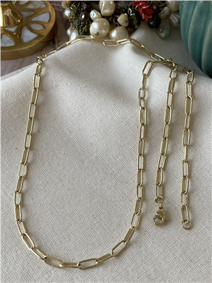 VIP 14K 60 cm Mini Ataç Zincir Kolye