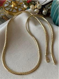 VIP 14K 60 cm Snake Zincir Kolye