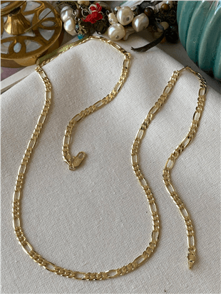 VIP 14K 65 cm Figaro Zincir Kolye