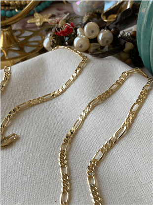 VIP 14K 65 cm Figaro Zincir Kolye