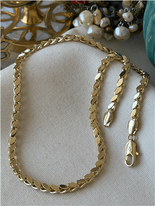 VIP 14K Arpa Zincir Kolye