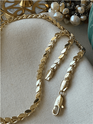 VIP 14K Arpa Zincir Kolye