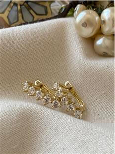 VIP 14K Beştaş Küpe