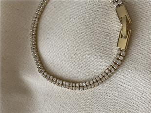 VIP 14K Çift Sıra Suyolu Bileklik