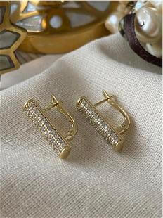 VIP 14K Cufflink Küpe