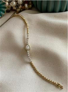 VIP 14K Damla Model Dorikalı Bileklik