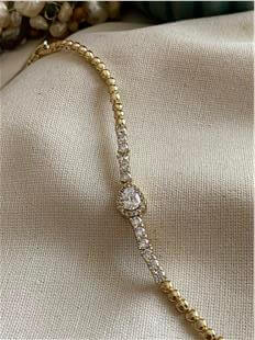 VIP 14K Damla Model Dorikalı Bileklik