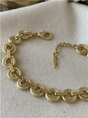 VIP 14K Desenli Bilye Model Bileklik